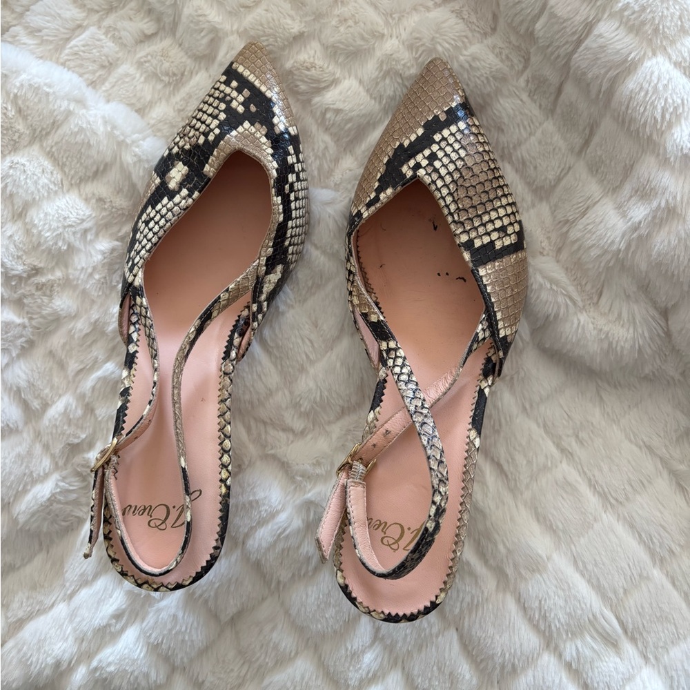 J Crew Robin Kitten Heel